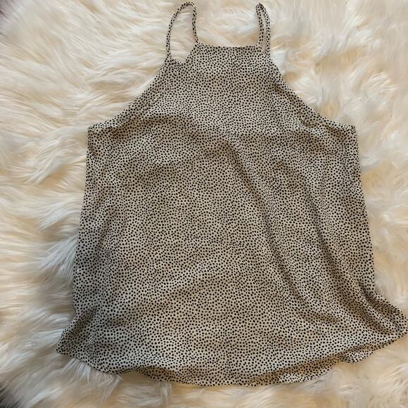 Lulu’s Roslyn Ivory Polka Dot Tank Top - Picture 6 of 9